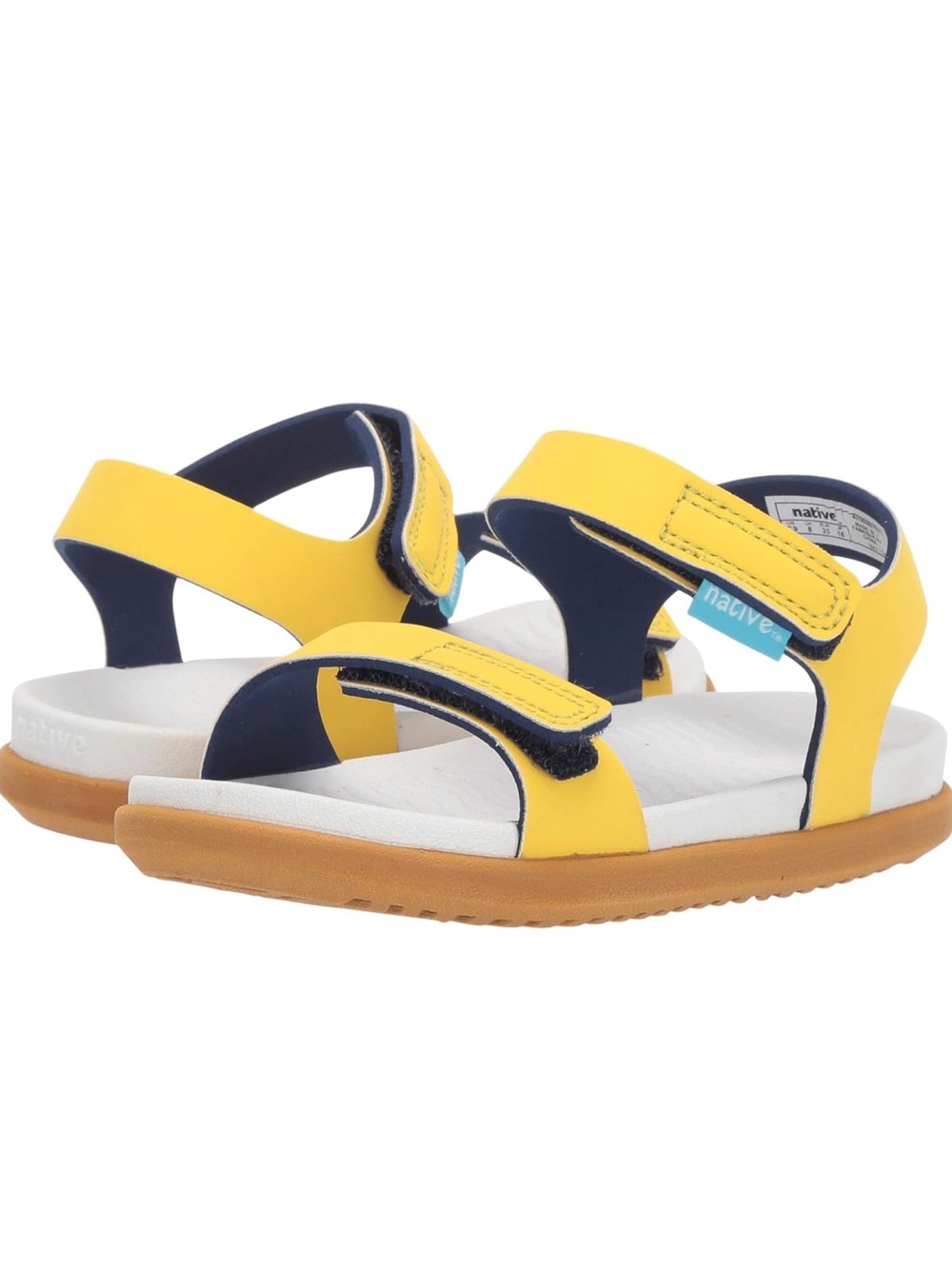 Native Shoes Yellow Kids Sandals size C5 (little kids/toddler)